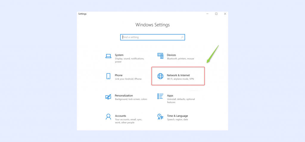 Guide to setting up a proxy in Windows 10