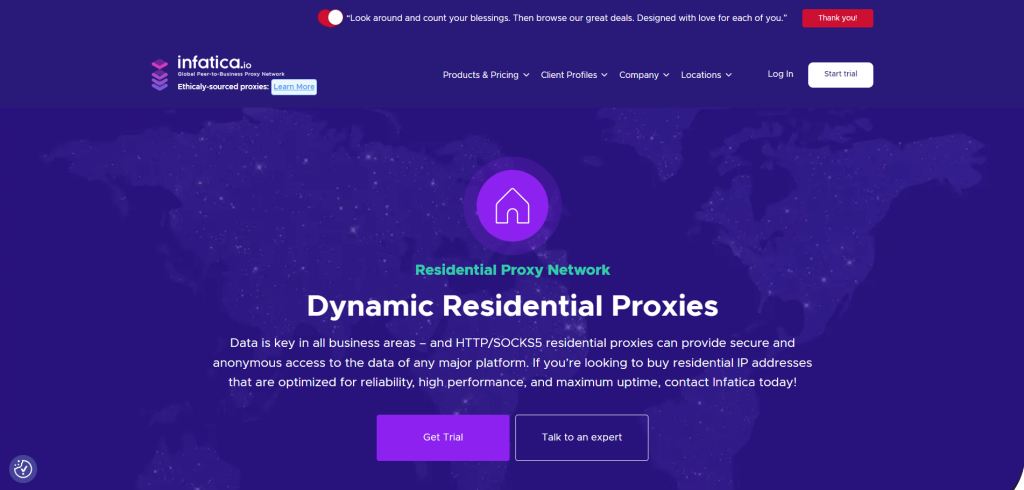 Proxys résidentiels d’Infatica