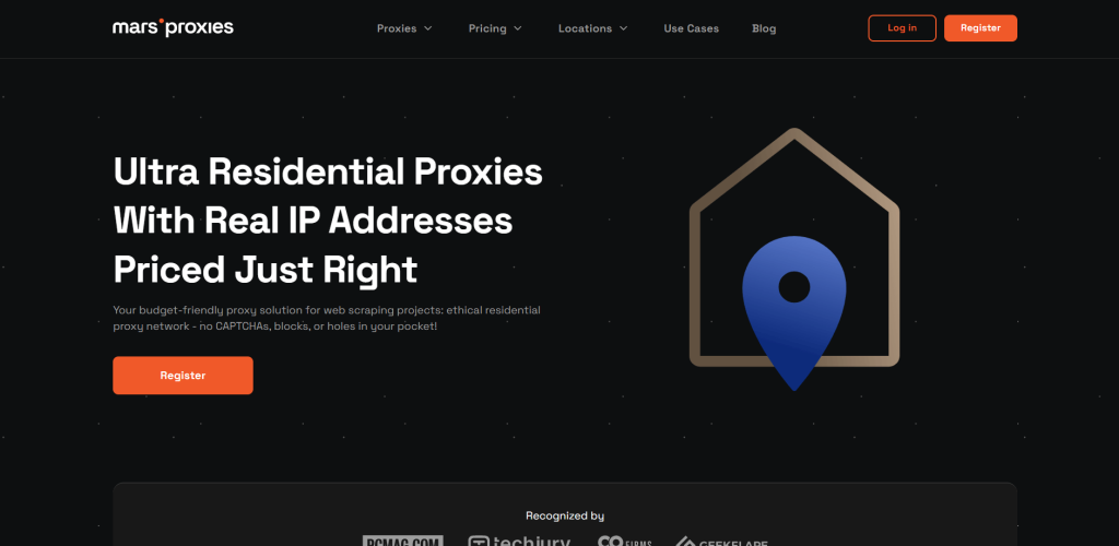 Proxys résidentiels de MarsProxies