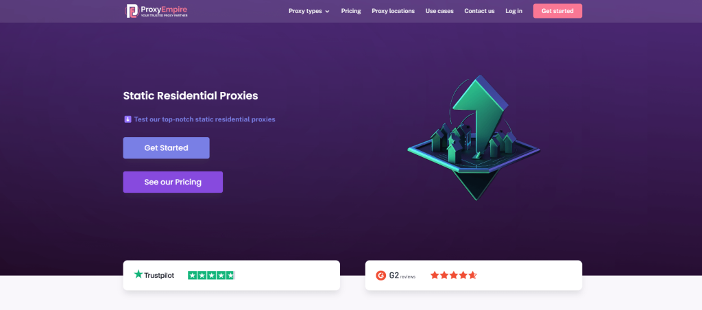 Page des serveurs proxy de FAI de ProxyEmpire