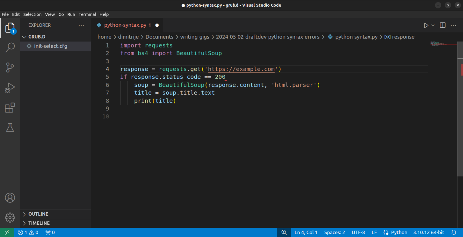 Python Syntax Errors: Common Issues and Solutions