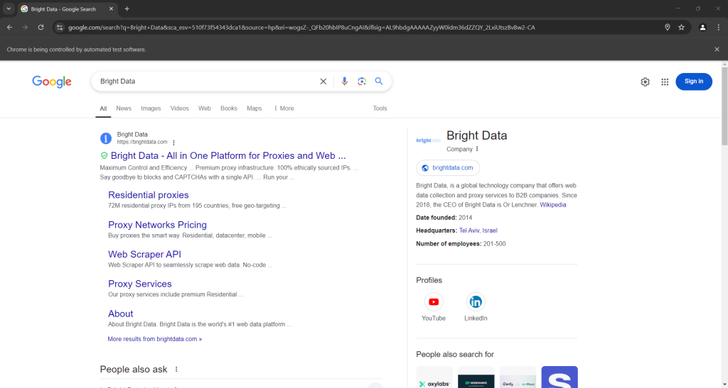 ejecutar el script en modo «headed»
