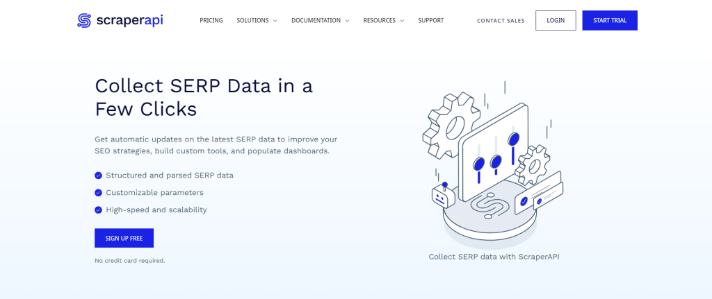 API de SERP de ScraperAPI 