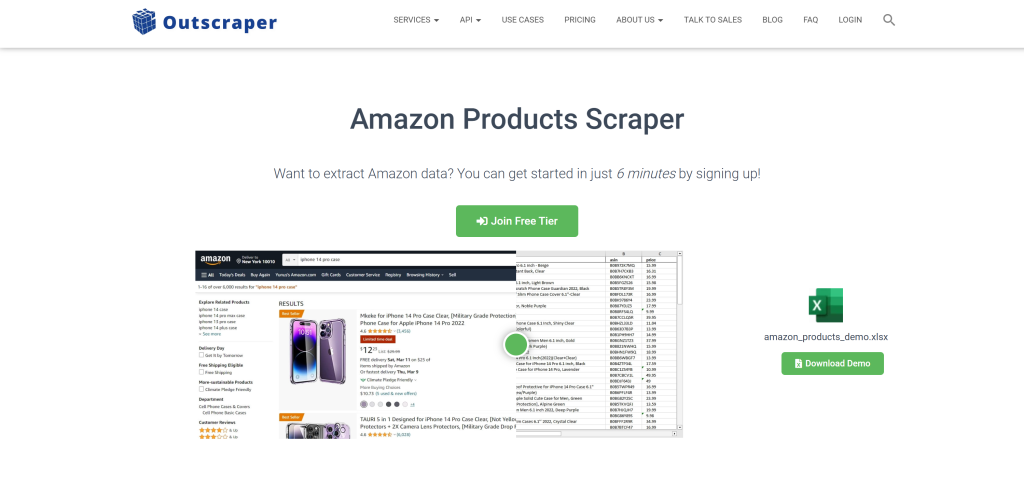 Outscraper's Amazon Produkte Scraper