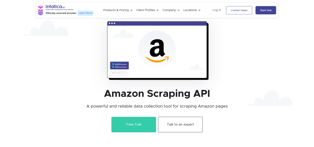 Amazon Scraping API von Infatica