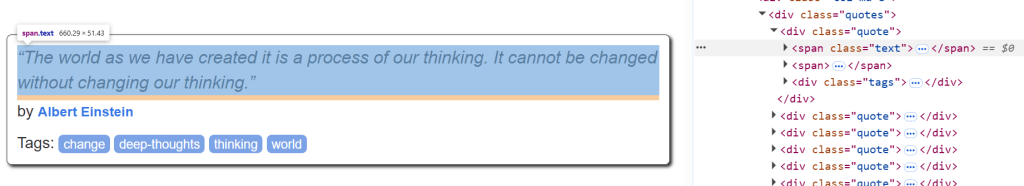 Cómo recuperar el texto de las citas en la página de destino