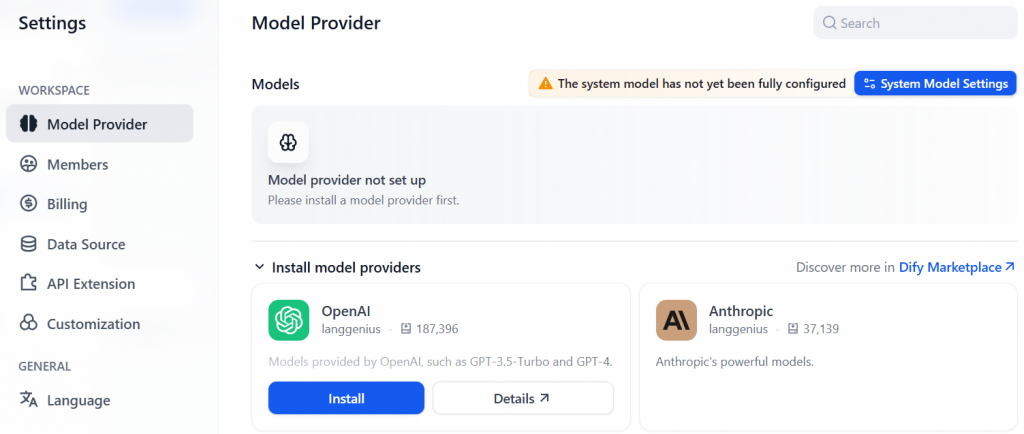 Seleção de um modelo