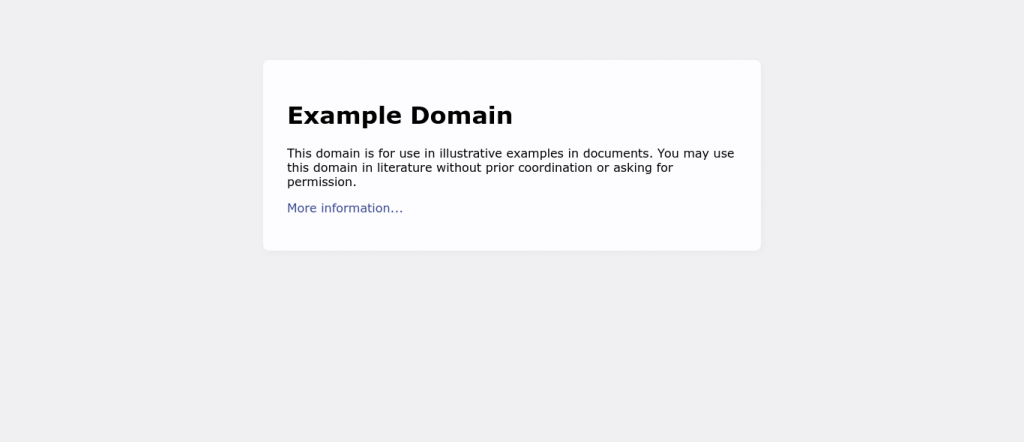 Screenshot von example.com