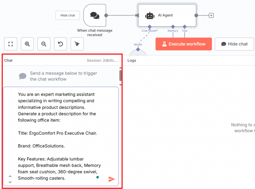O prompt no bate-papo