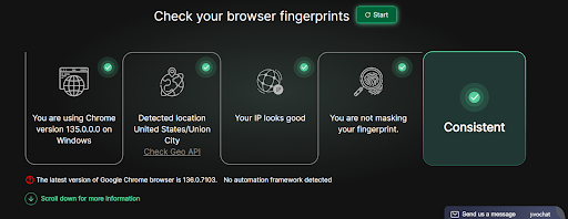 Pixelscan step 3