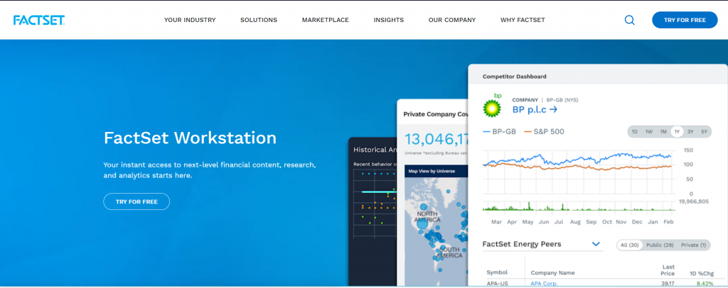 Estação de trabalho FactSet
