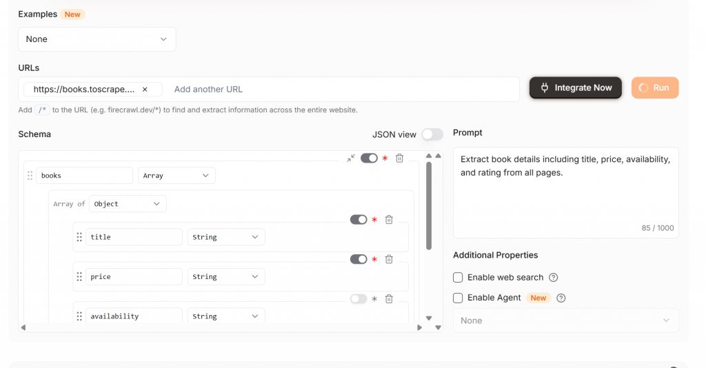 Firecrawl-Extrakt: Scrapen einer einzelnen URL