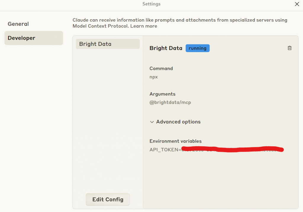 Configuração do Claude MCP