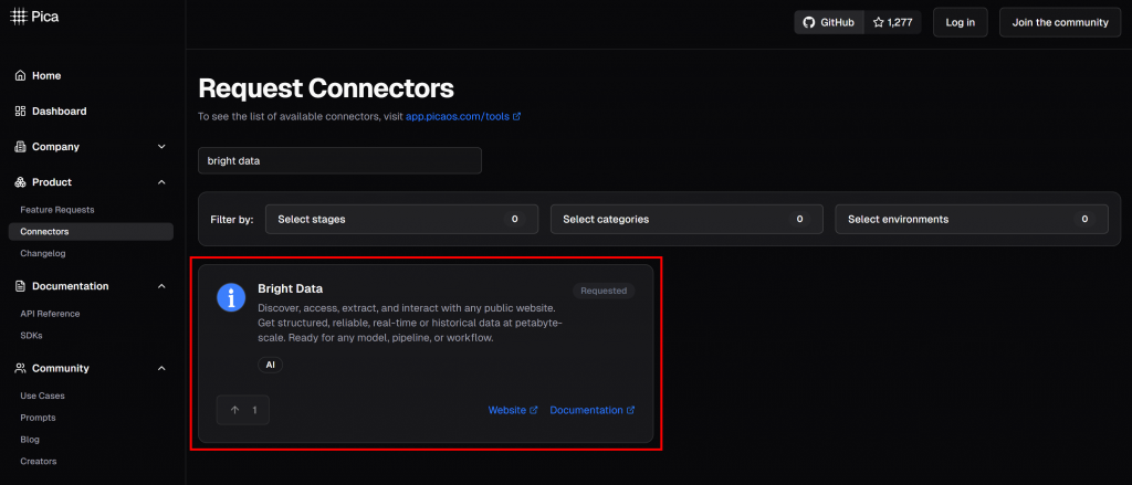 ピカにおけるブライト・データの統合