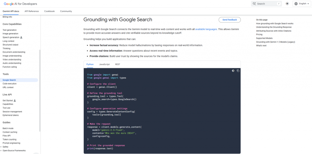 Grounding With Google Search