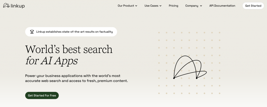 Página web de Linkup
