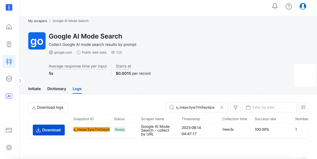 bright-data-google-ai-mode-no-code-scraper-solution