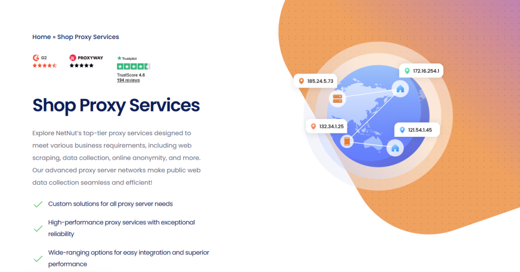 NetNut's proxy services