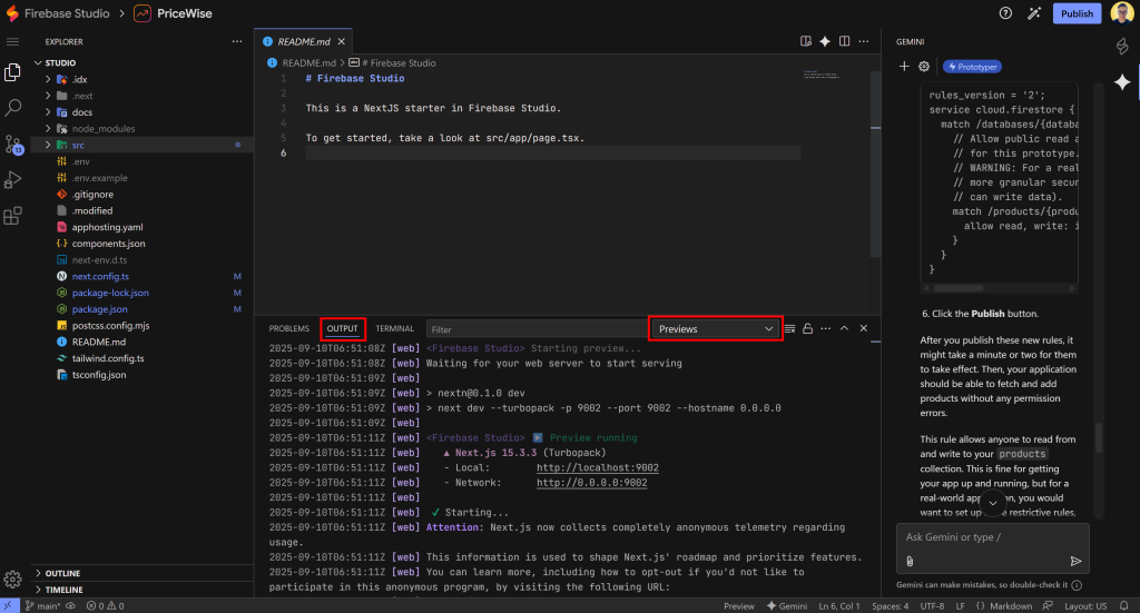 Accessing the server logs