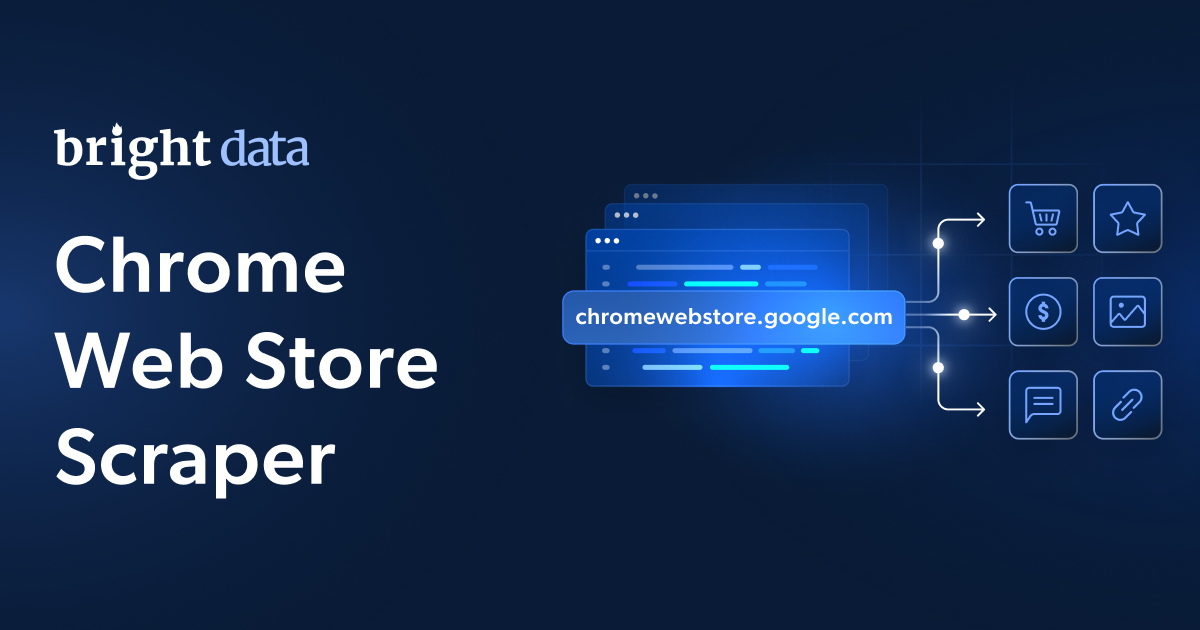 Chrome Web Store Scraper - 5K page loads/Month for Free