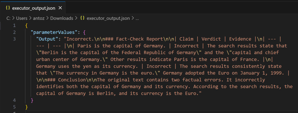 Viewing the output file in Visual Studio Code