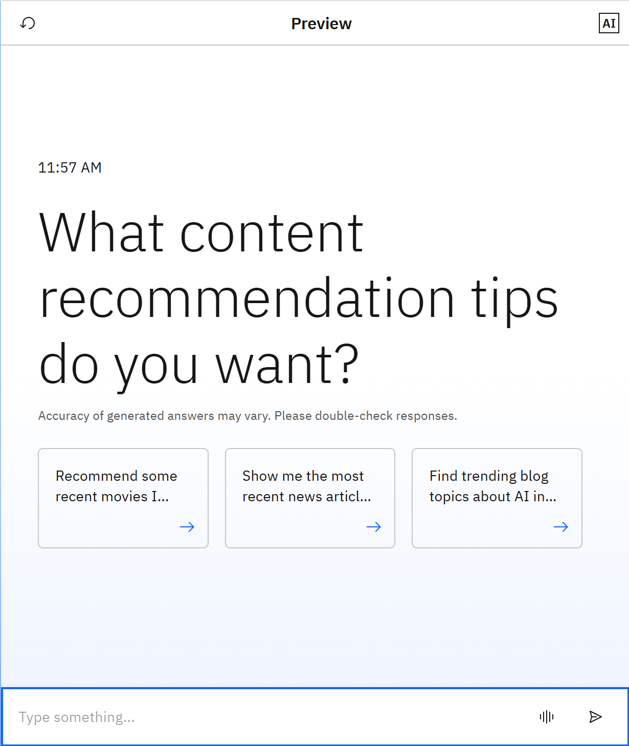 The updated AI agent