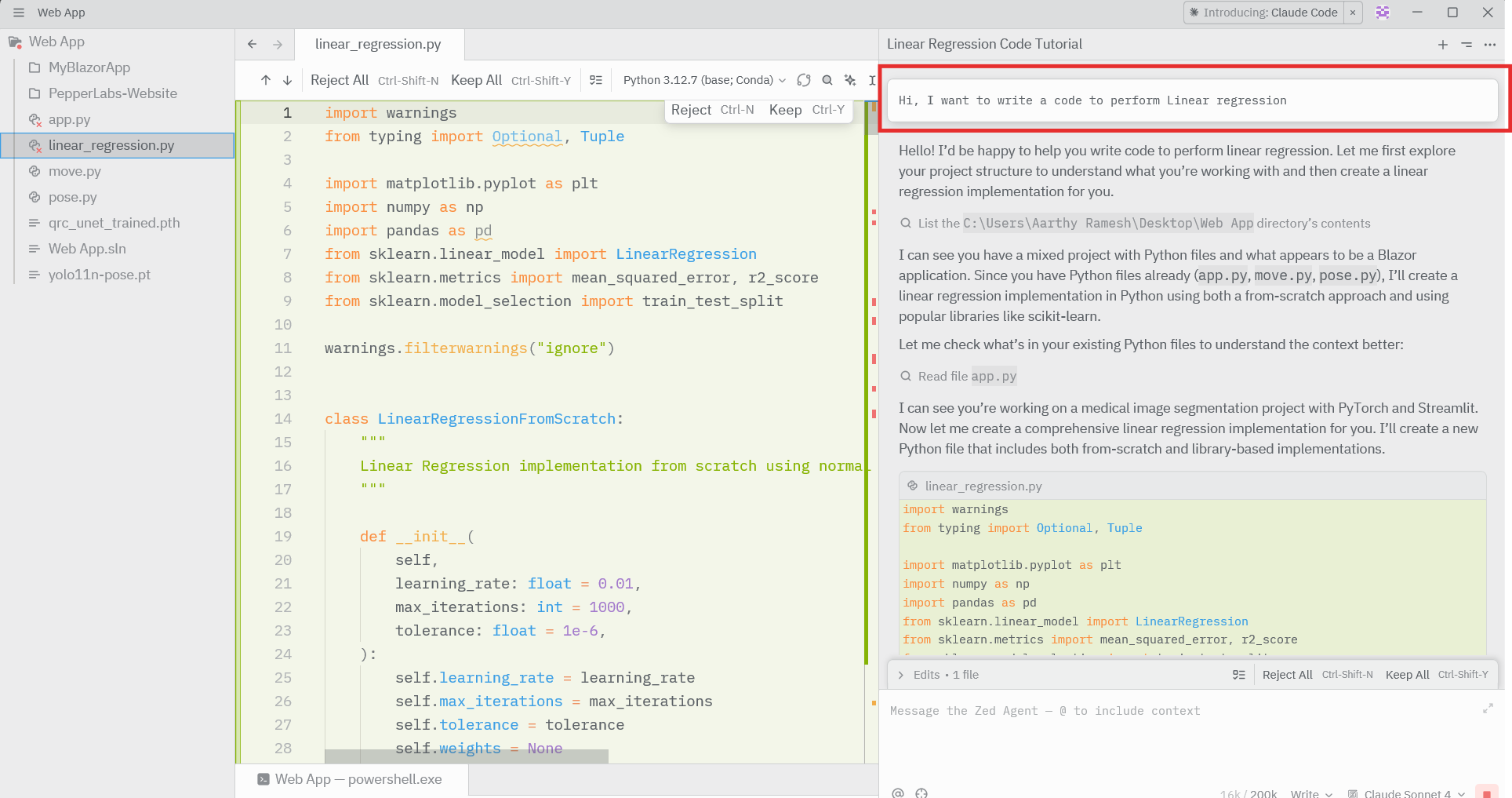 Testing Zed LLM Provider