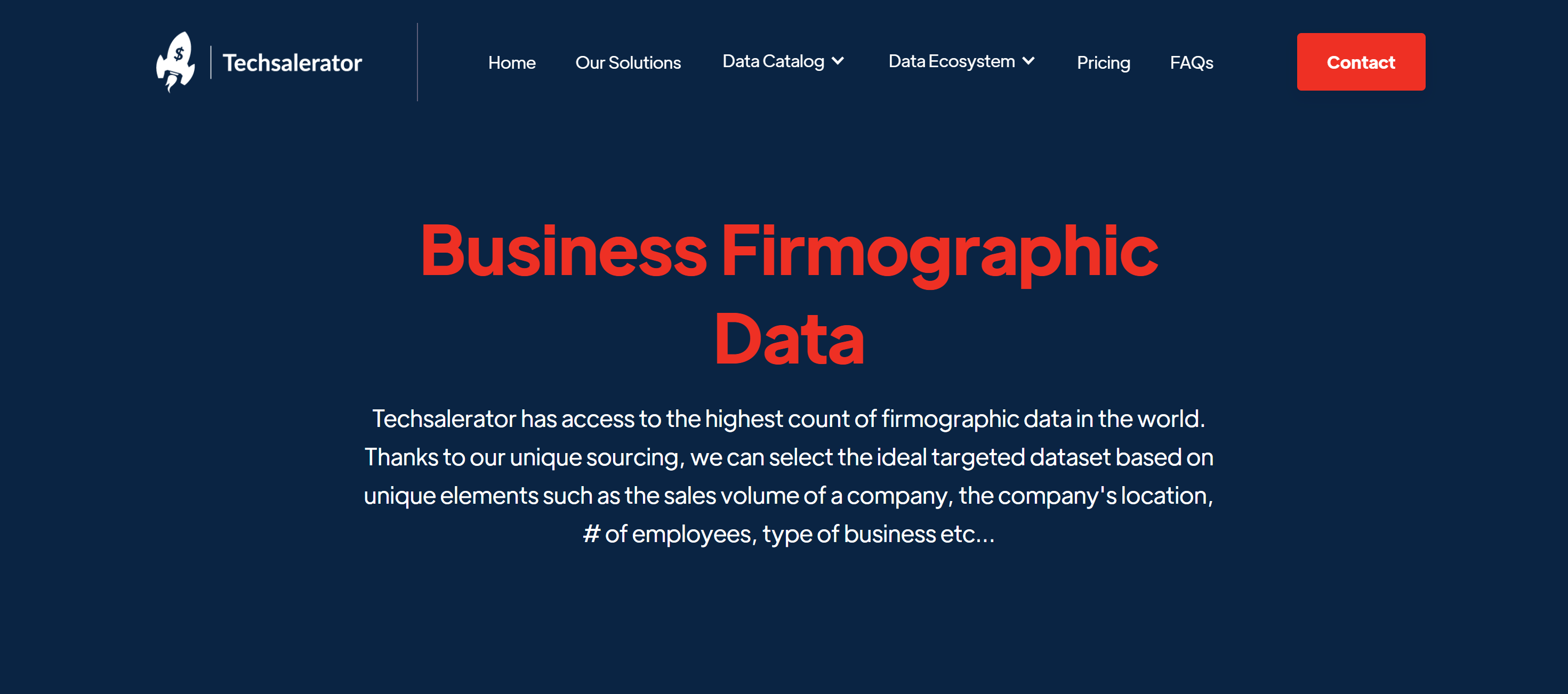 Techselator's firmographic data