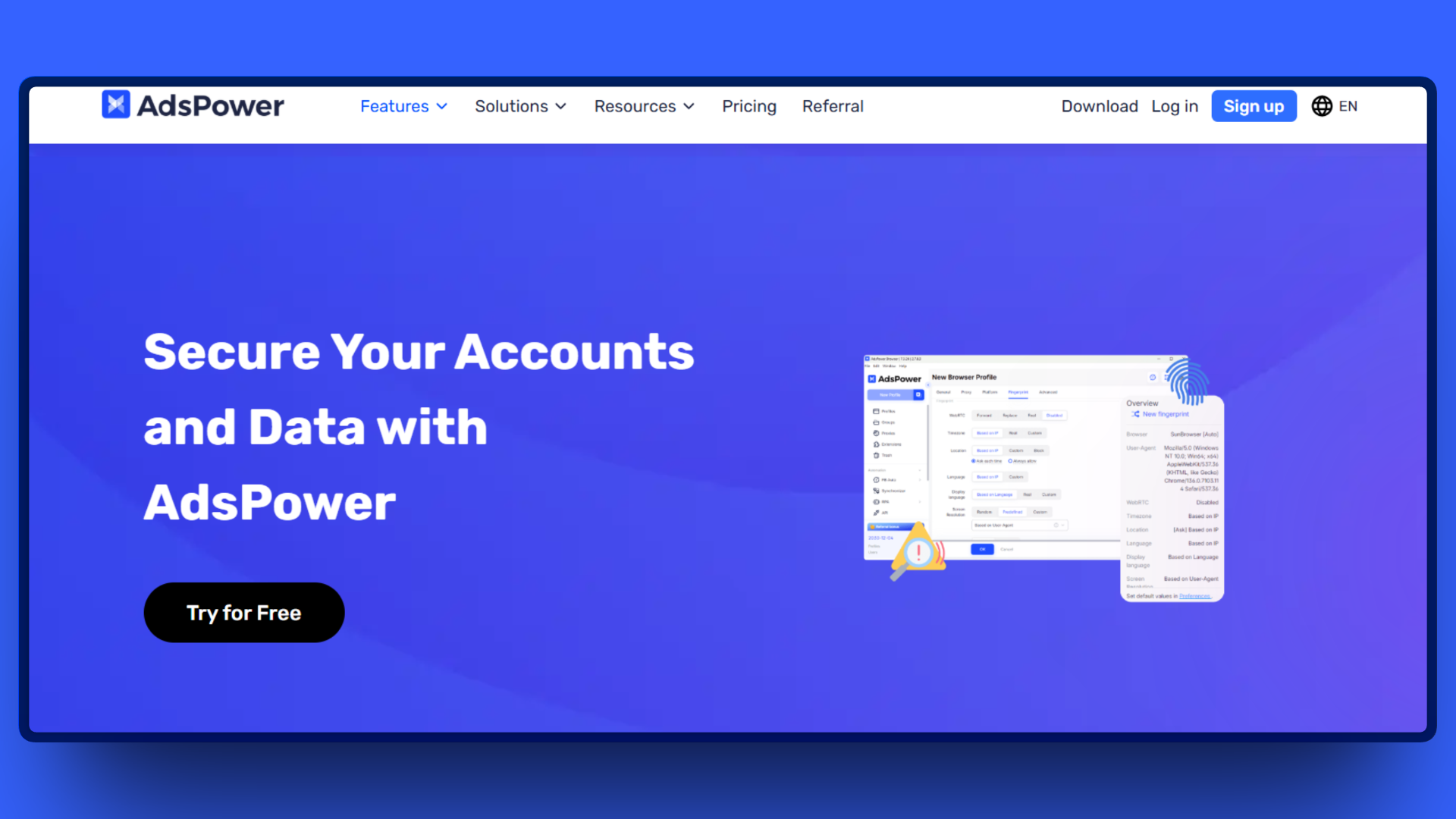 security-feature-page