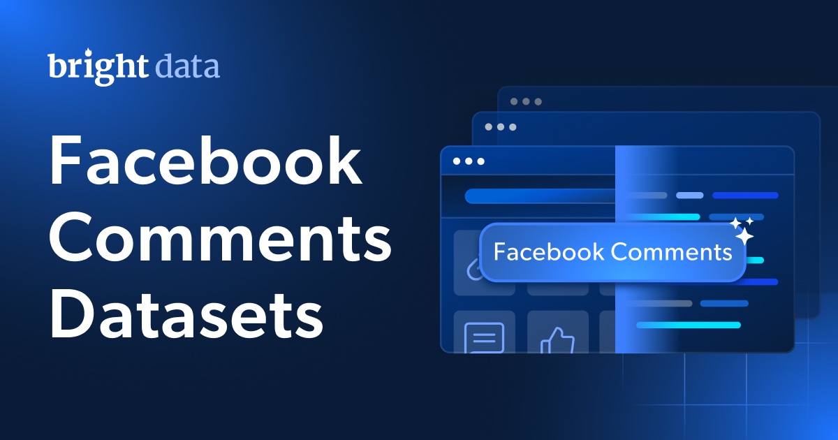 Facebook Comments Datasets - 57.1M+ Records Available