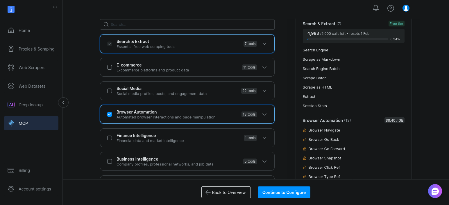 Enabling Browser Automation Tools Group