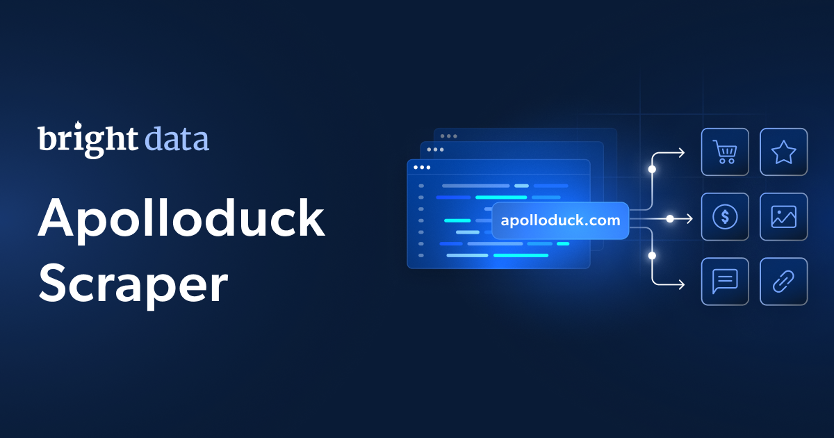 Apolloduck Scraper - 5K page loads/Month for Free