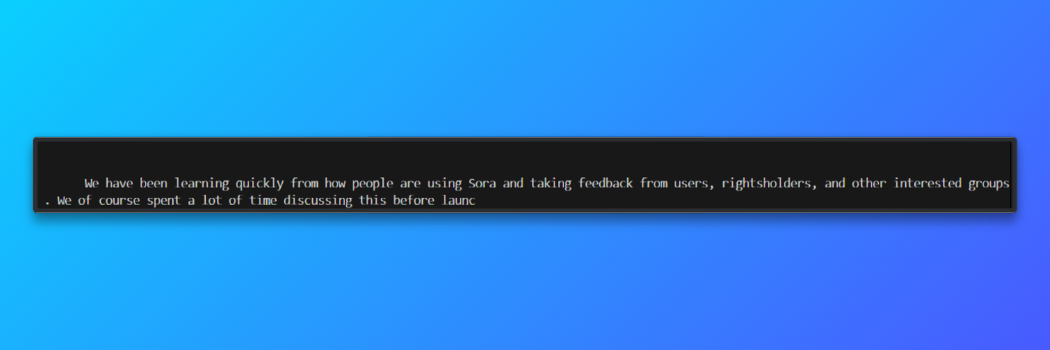 Scraped Web page text