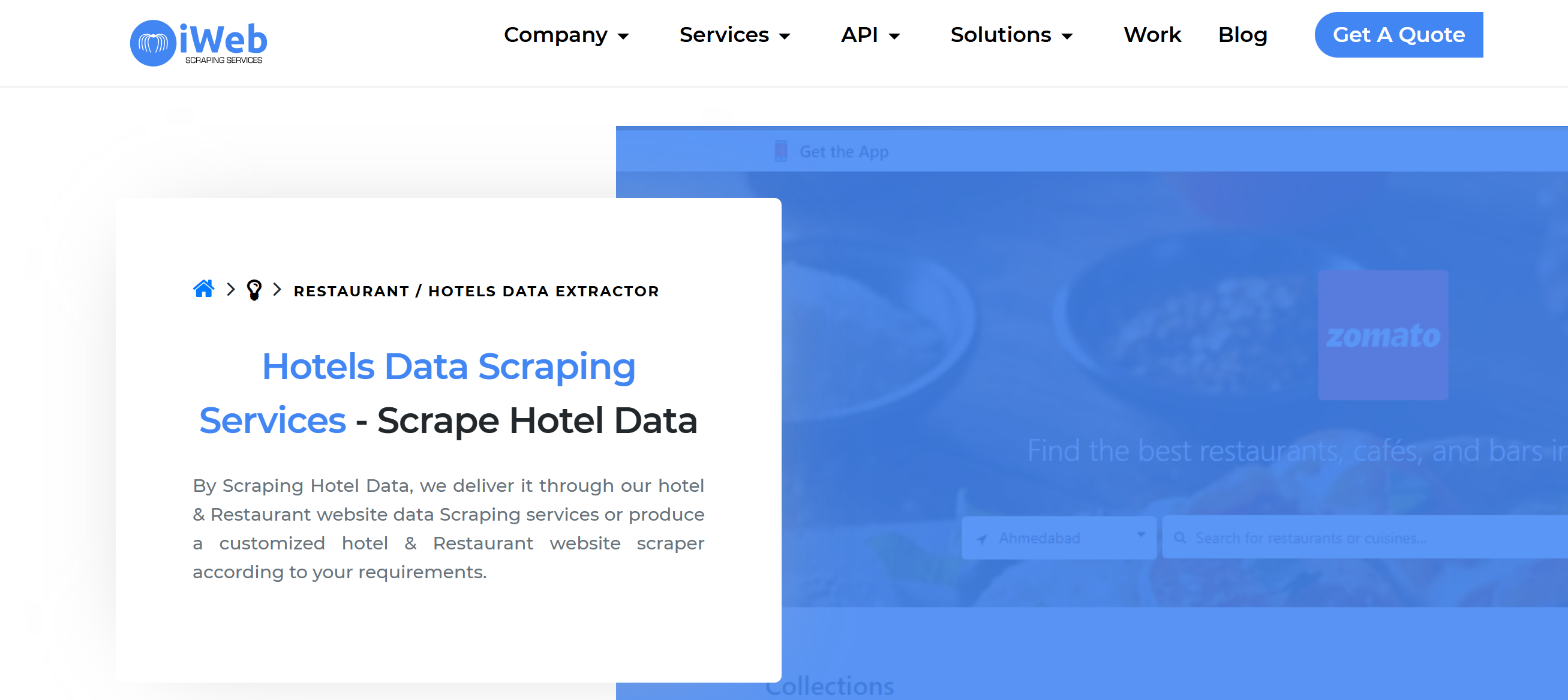 iWebScraping’s hotels data scraping services