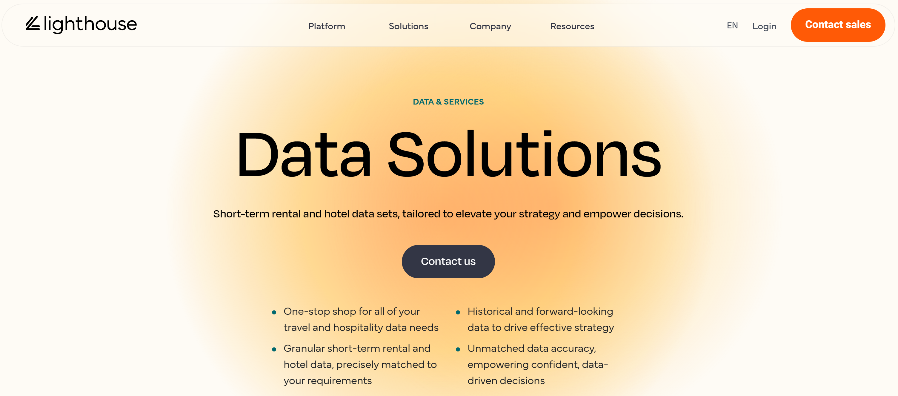 Lighthouse's data solutions