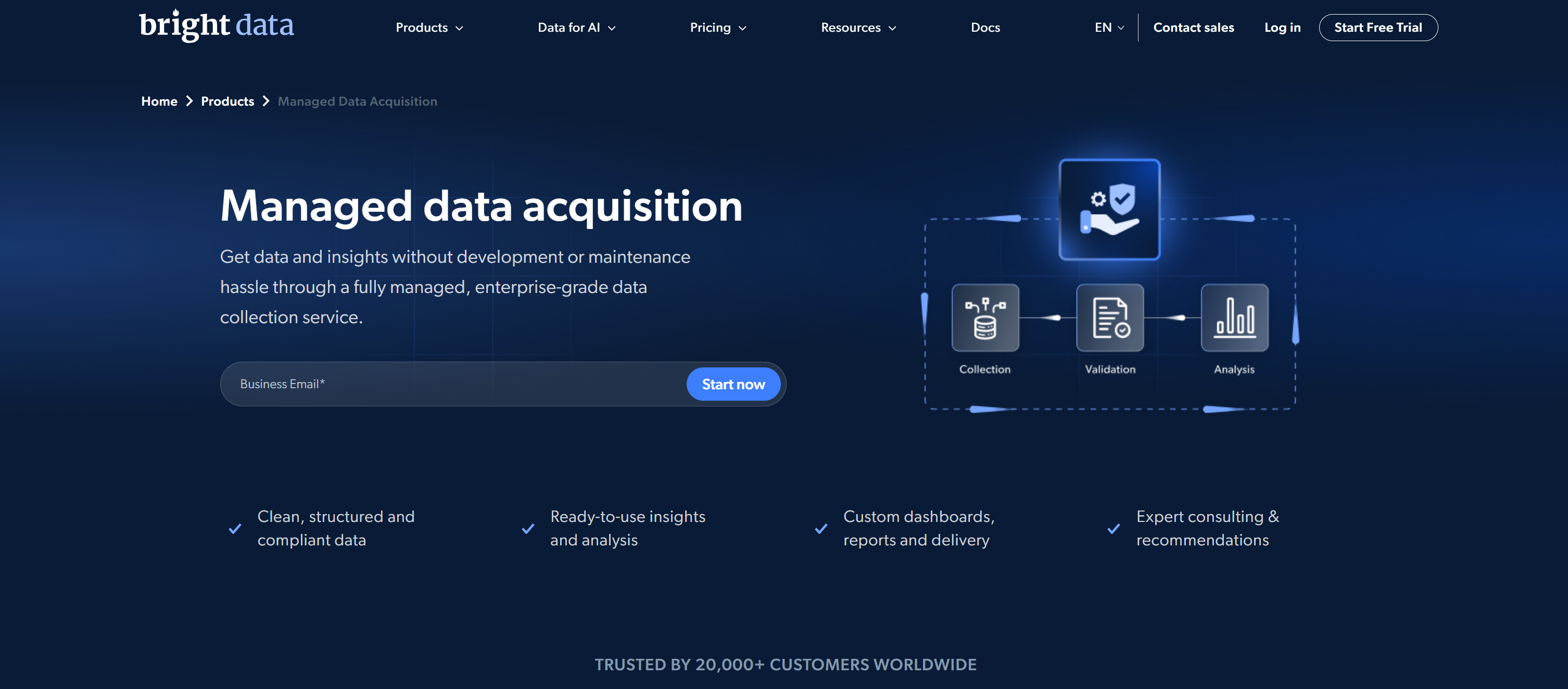 Bright Data’s web scraping services