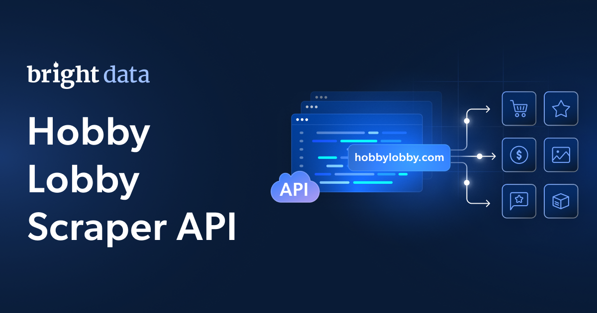 Api Source Lobby Hobby Lobby Scraper API - Free Trial