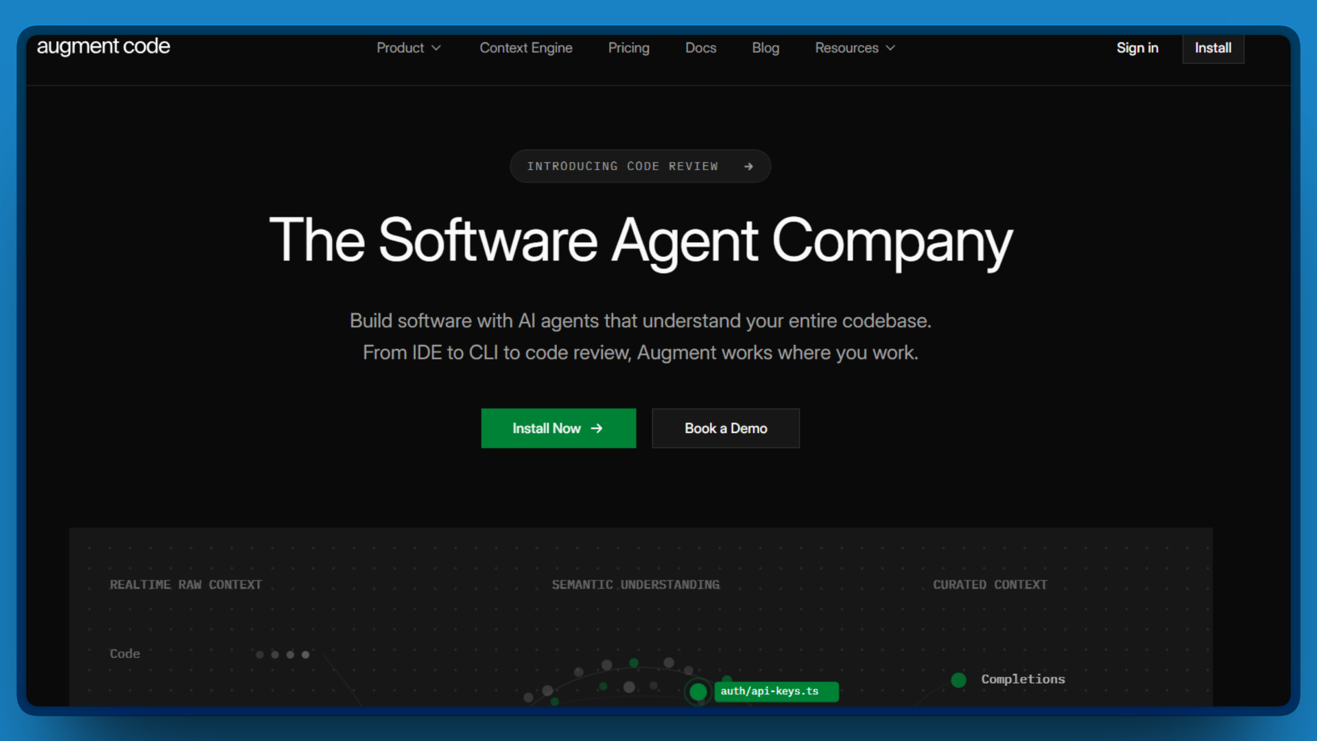 Augment-code-landing