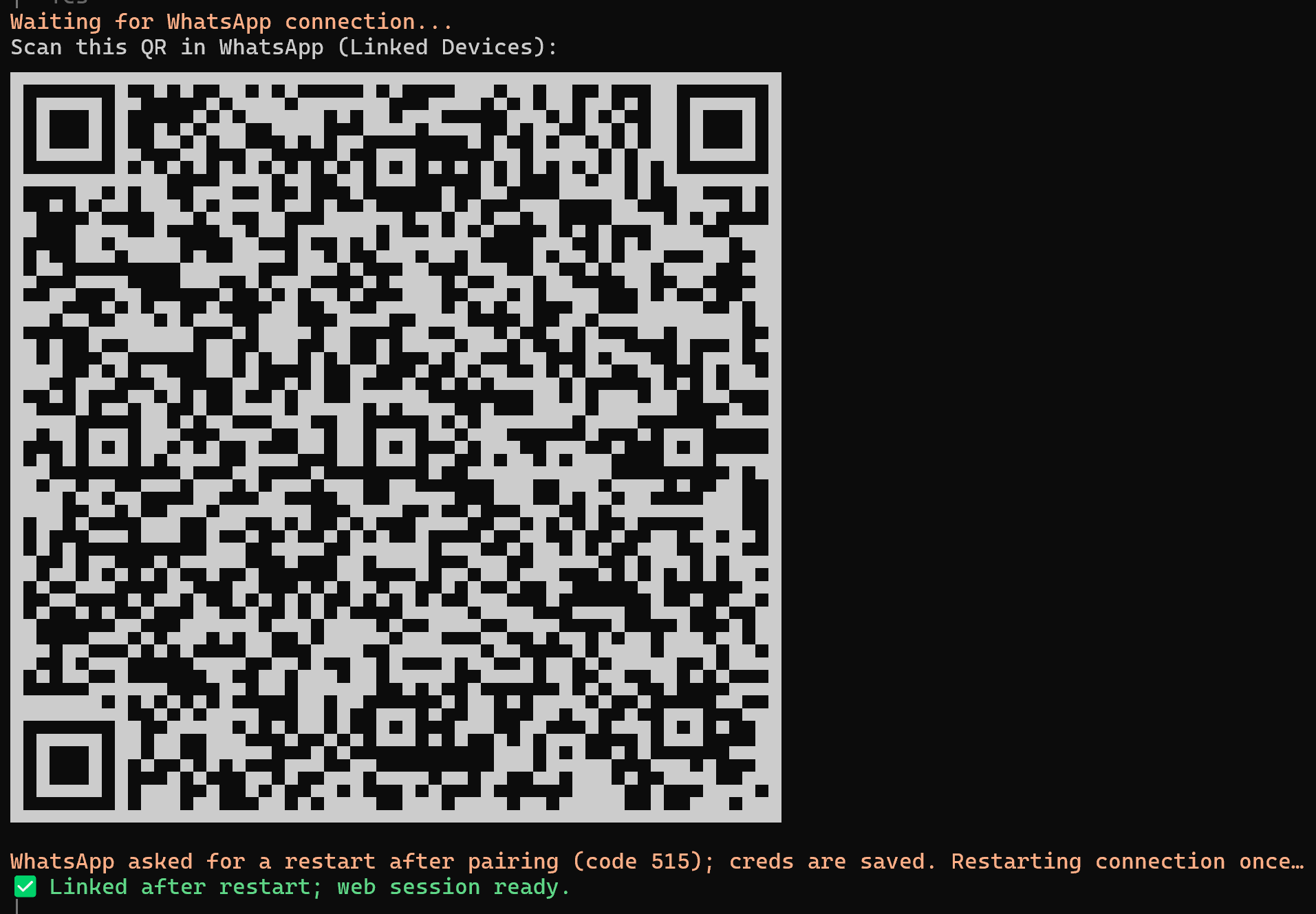 Linking your WhatsApp application with OpenClaw