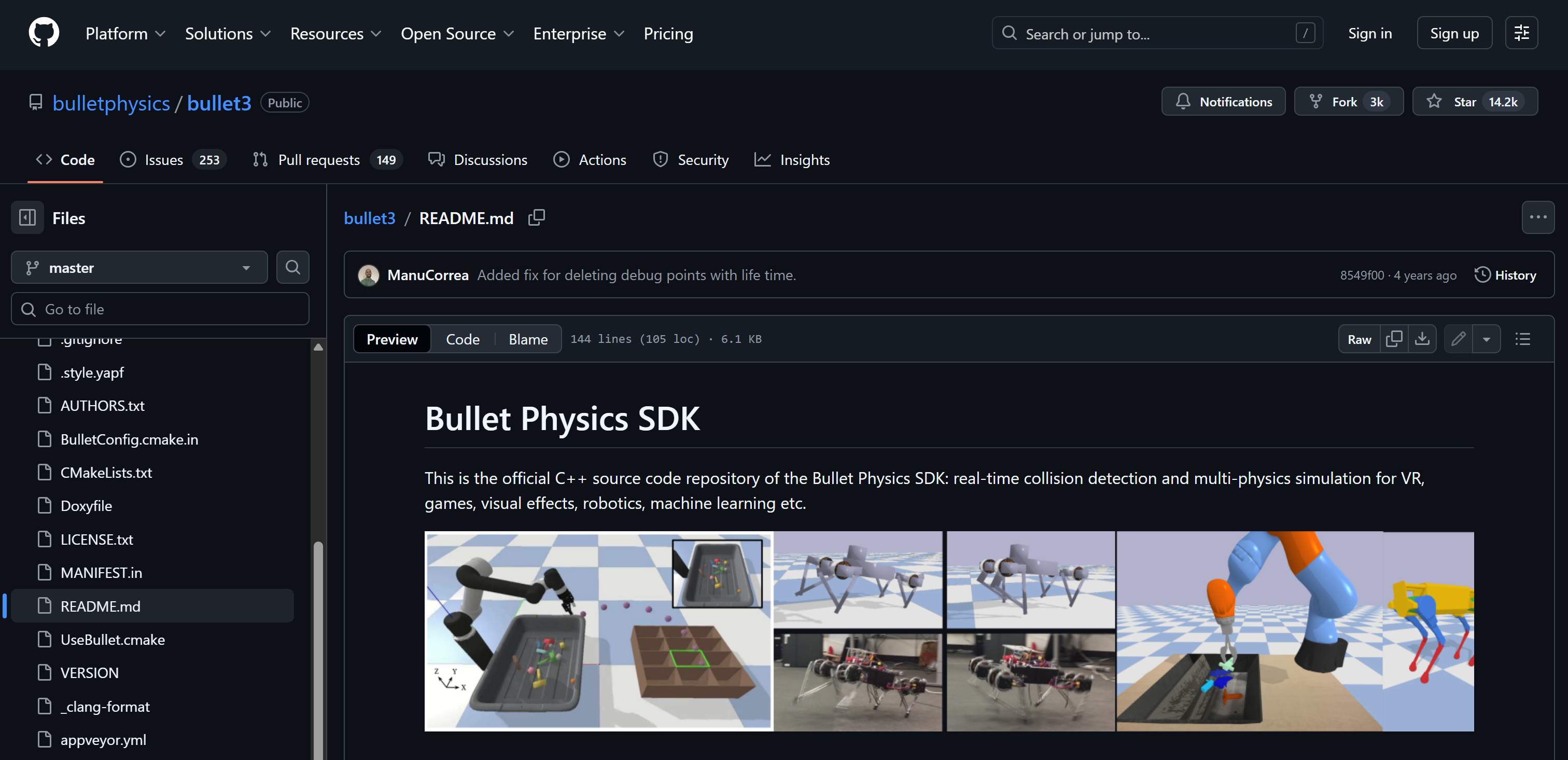 Bullet Physics SDK