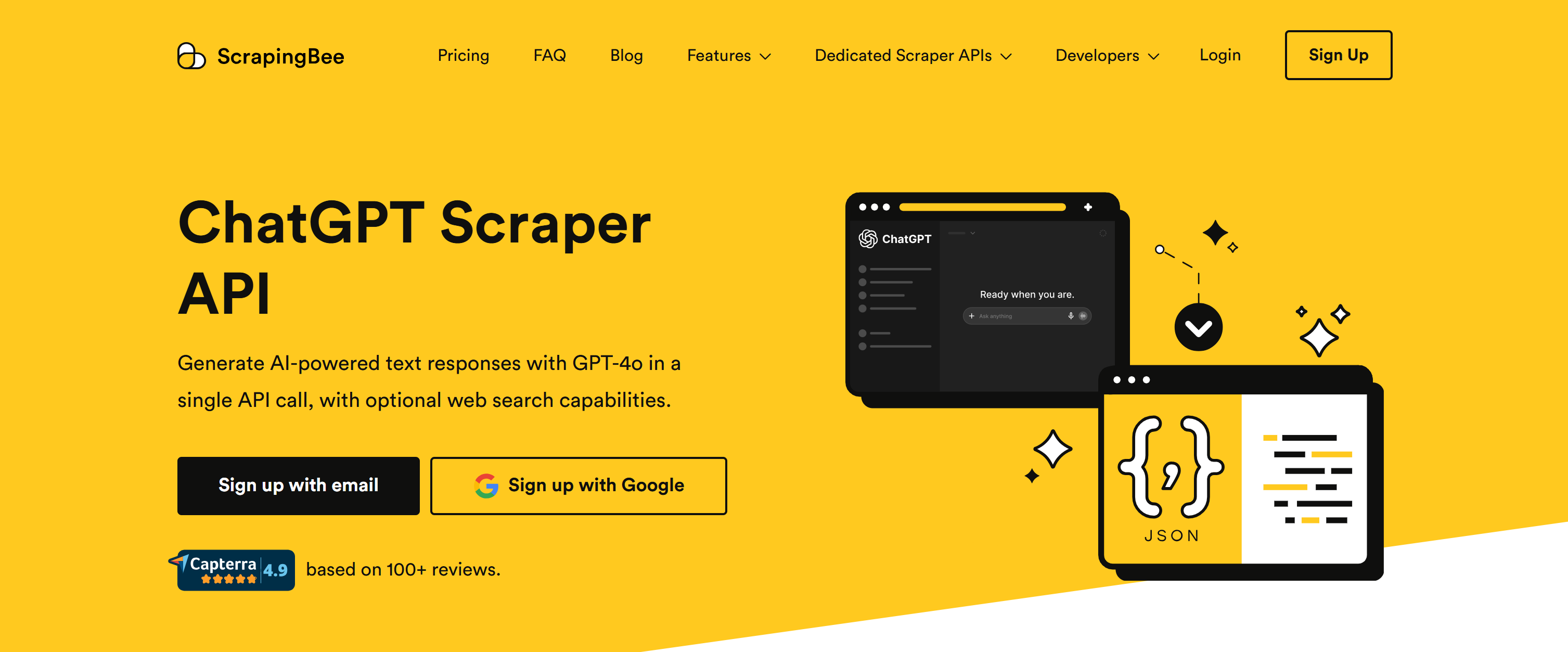 ScrapingBee's ChatGPT Scraper API