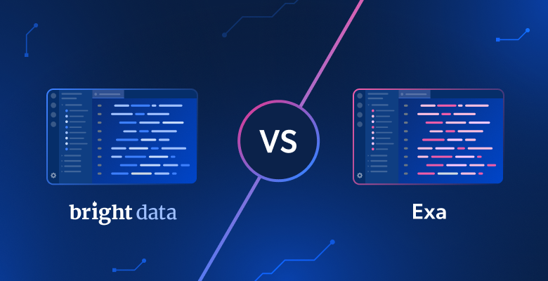 Bright Data vs. Exa blog image