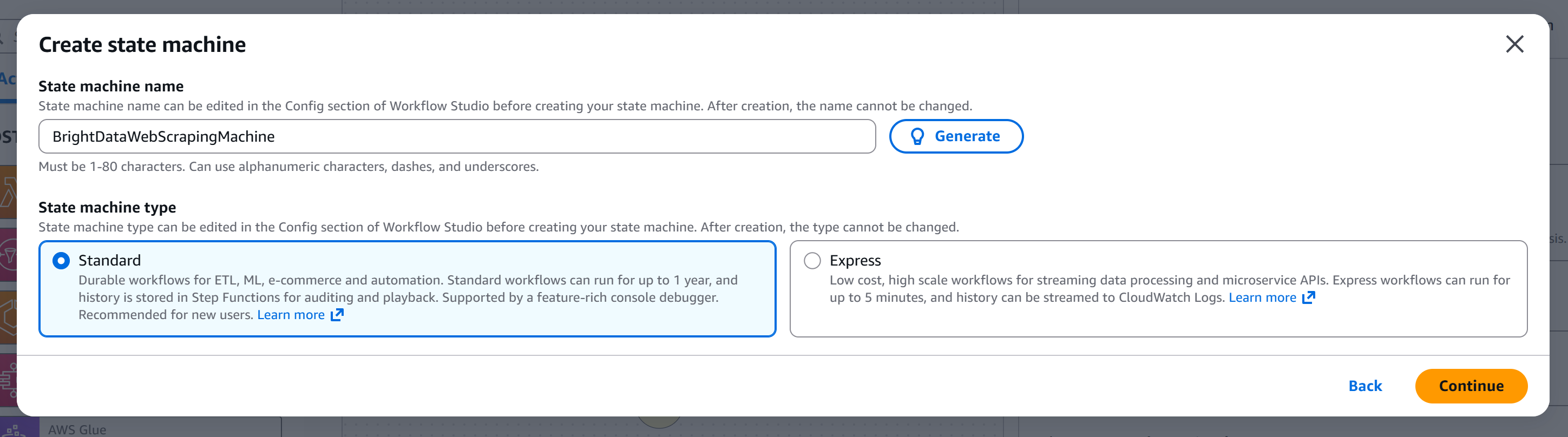 Configuring your state machine