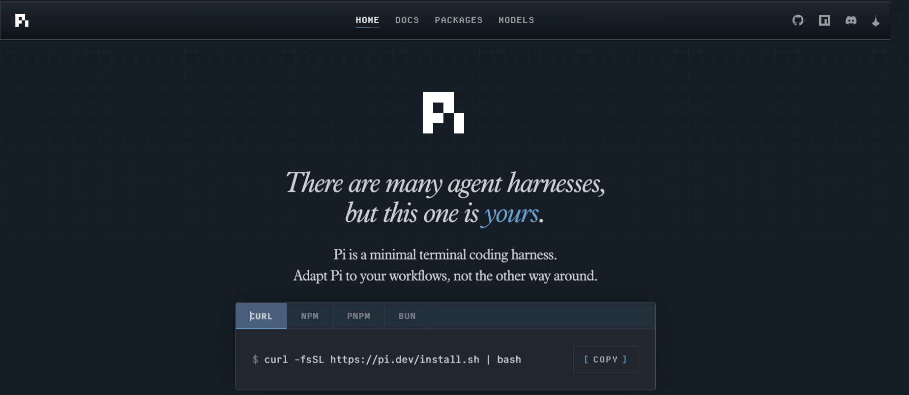 Pi's homepage