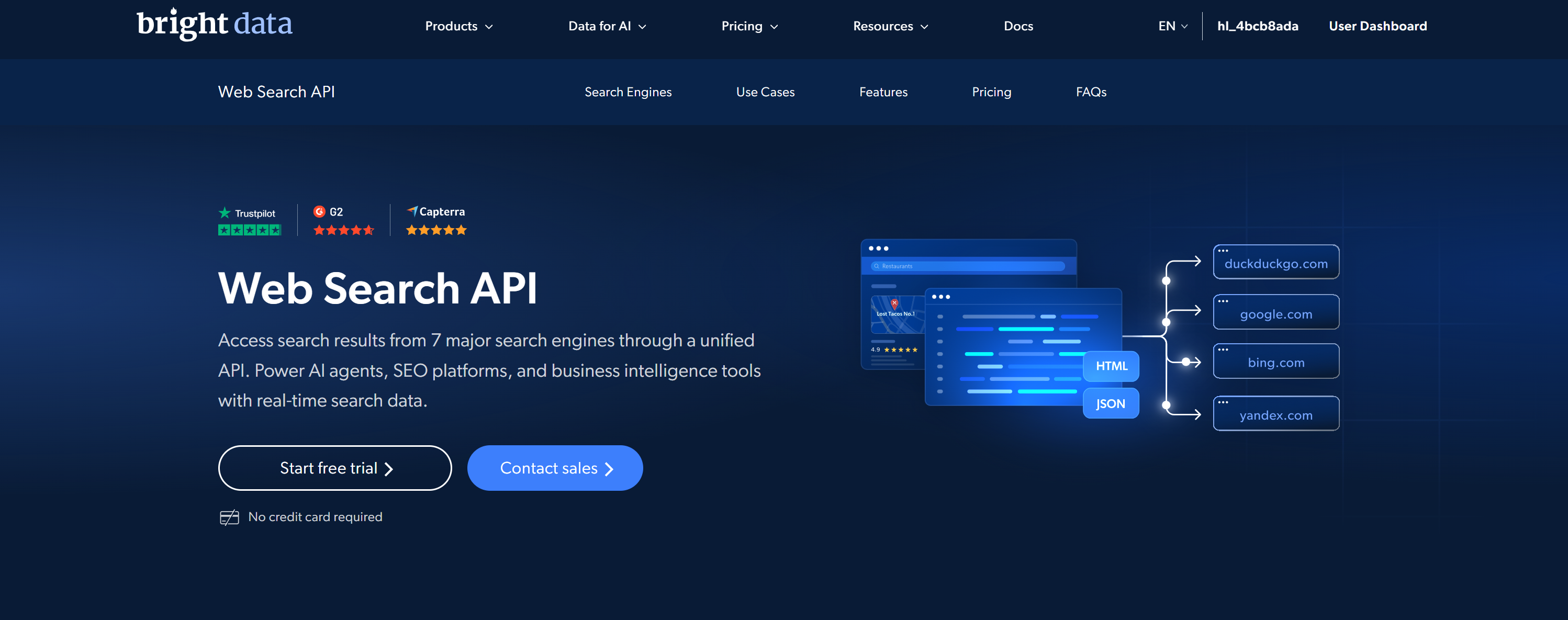 Bright Data’s Web Search API
