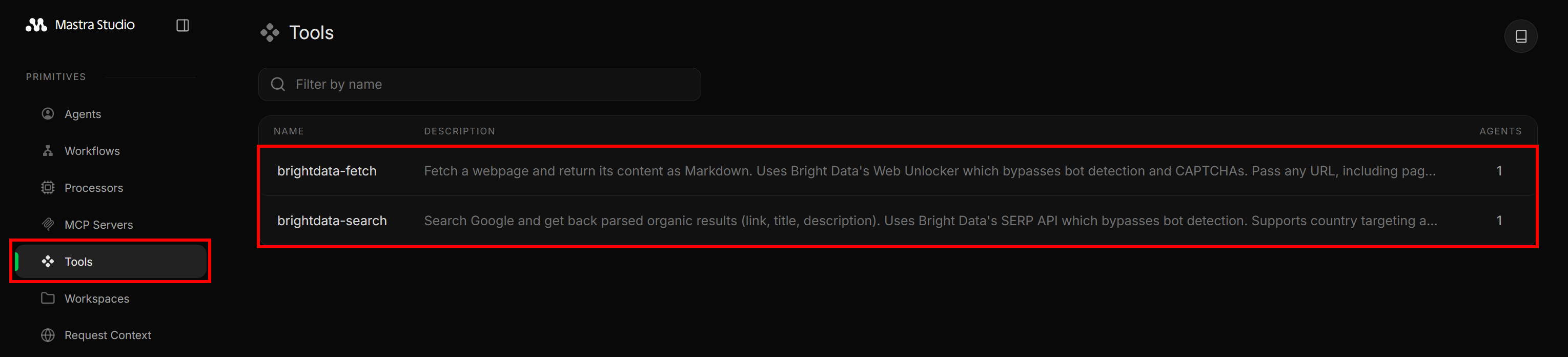 The Bright Data tools defined in “src/mastra/tools/web-access.ts”