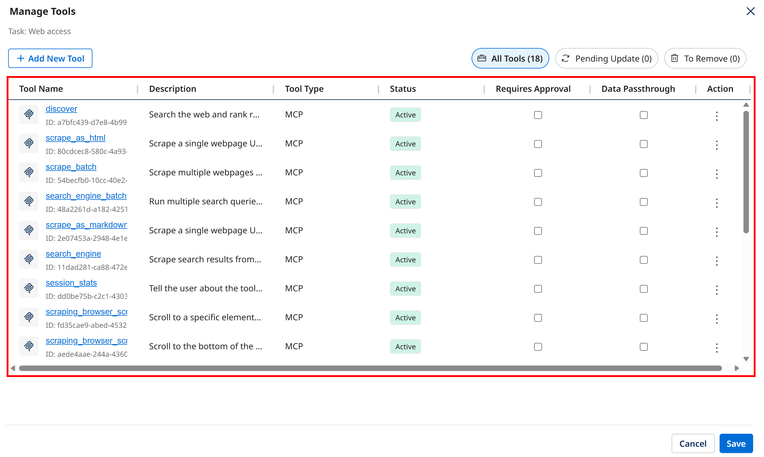 Adding the Bright Data Web MCP tools