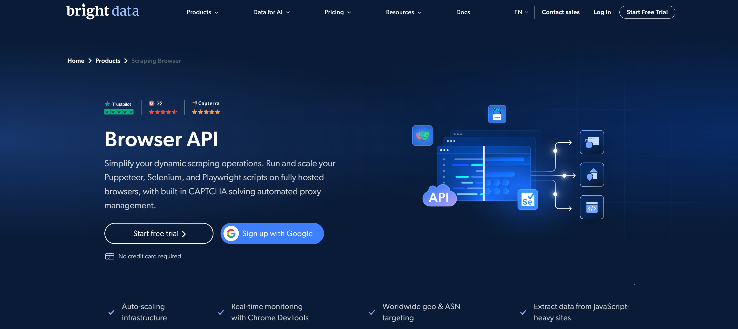 Bright Data Browser API