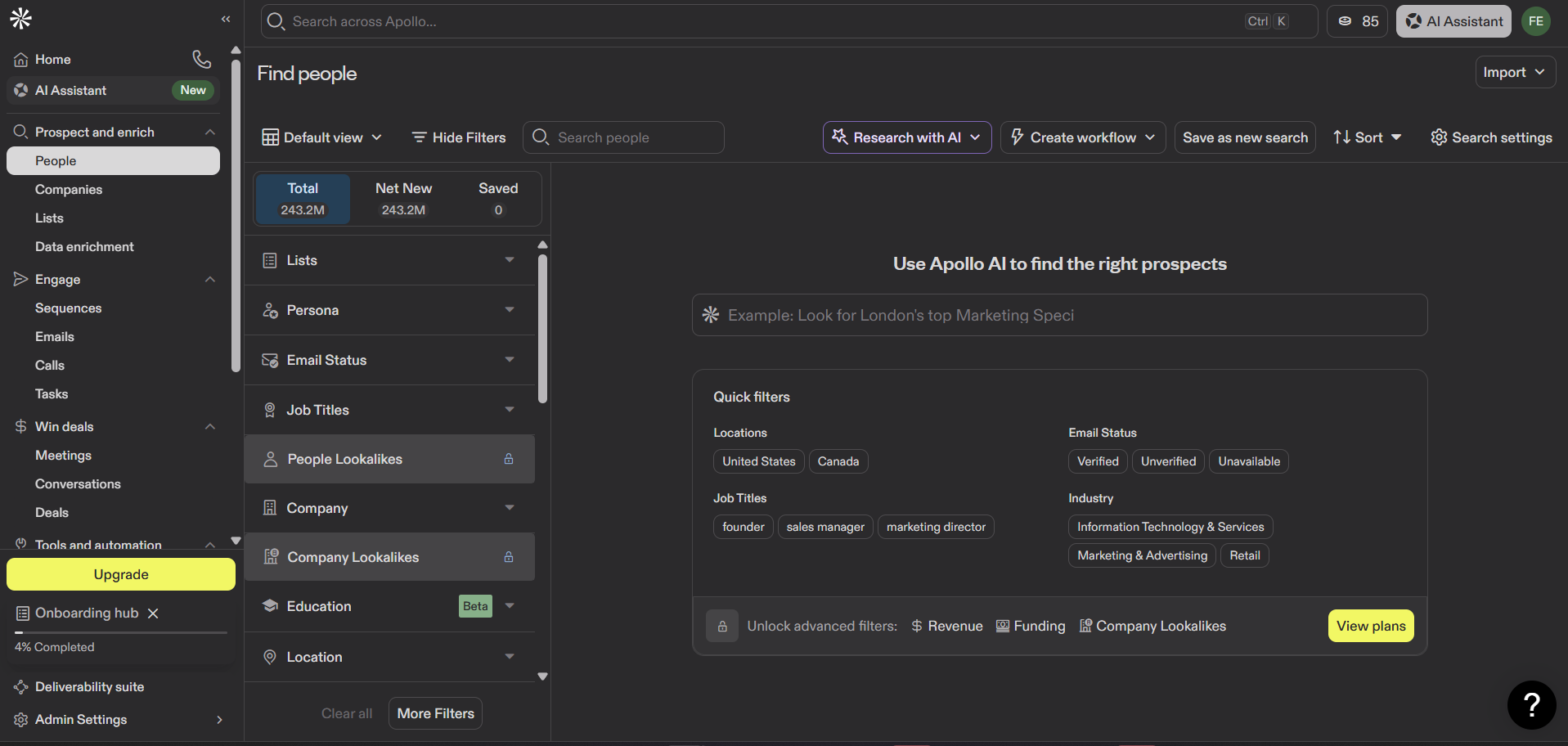 Apollo datset dashboard