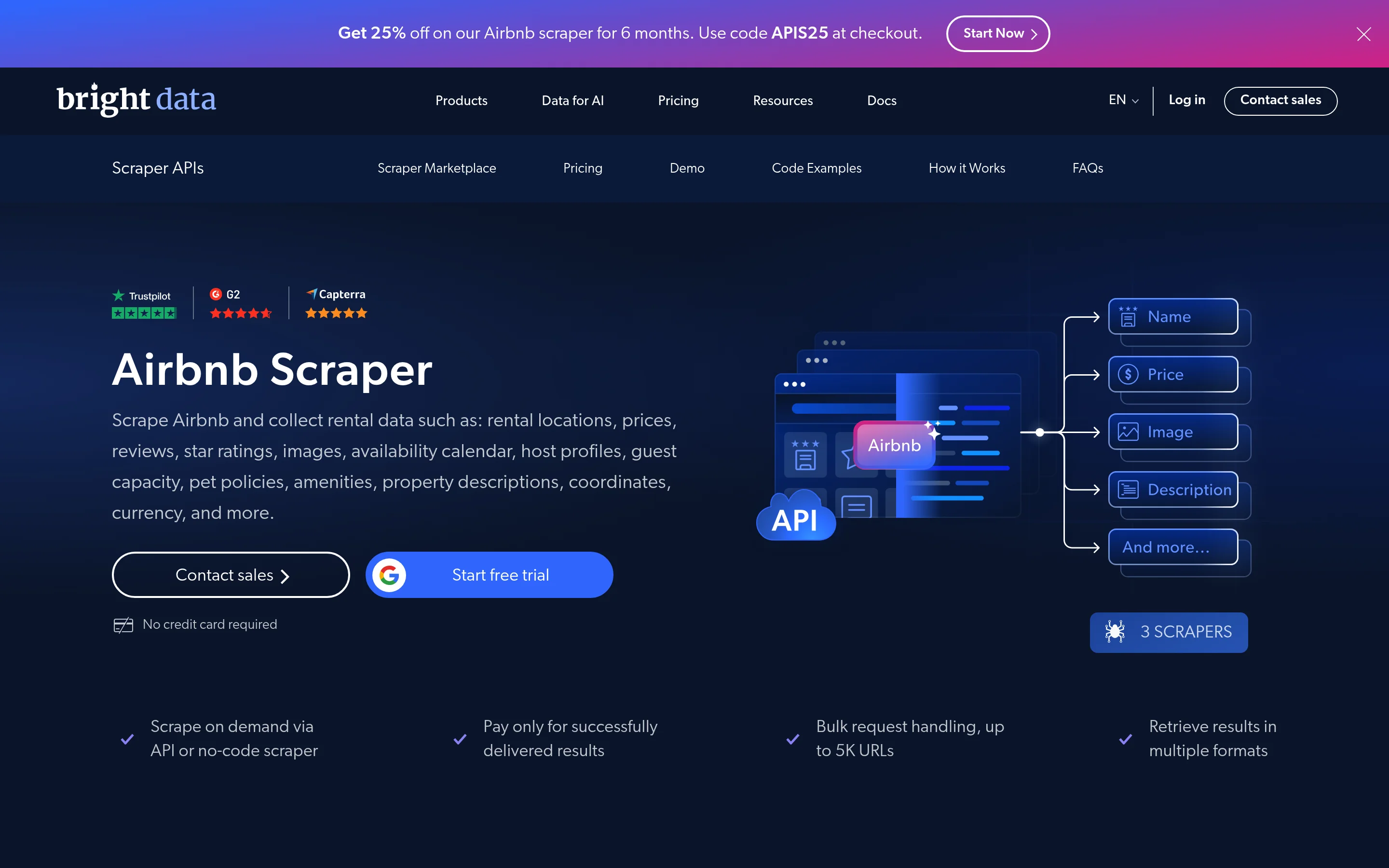 Bright Data Airbnb Scraper
